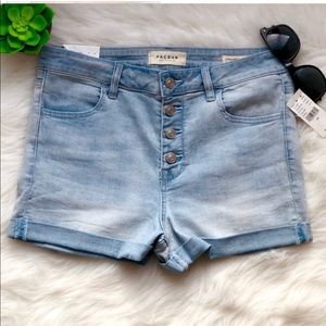 PacSun super stretch shortie jean shorts